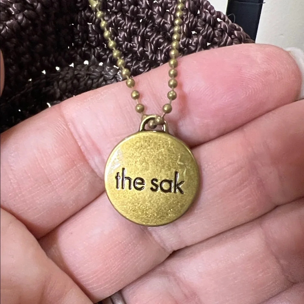 The Sak | Crochet Chocolate Brown Checker “Lanie” Market Tote 🤎 ♻️ - Picture 10 of 12